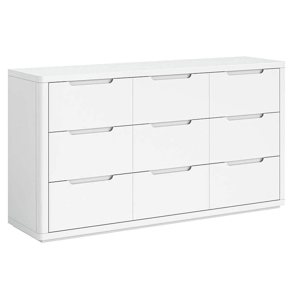 Halo White 9 Drawer Chest | Assembled