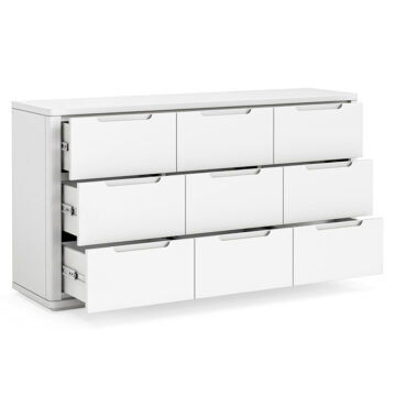 Halo White 9 Drawer Chest | Assembled