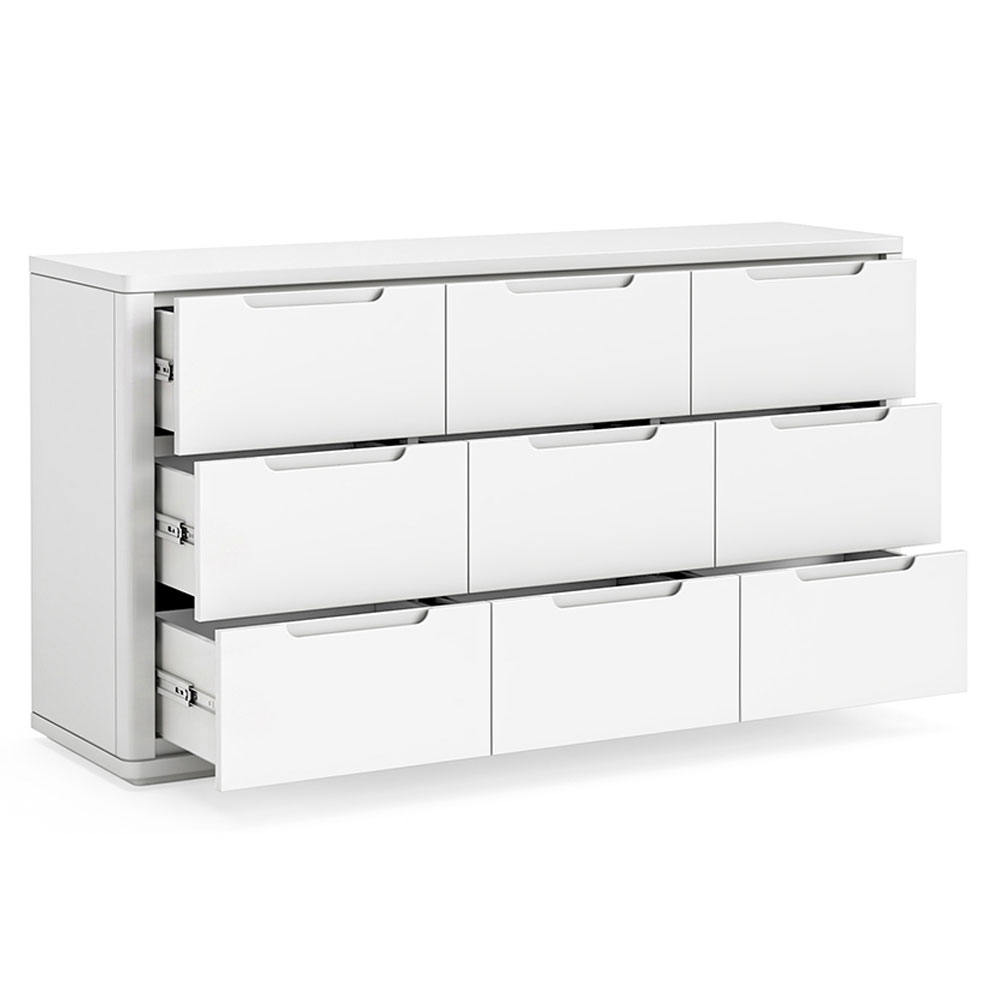 Halo White 9 Drawer Chest | Assembled