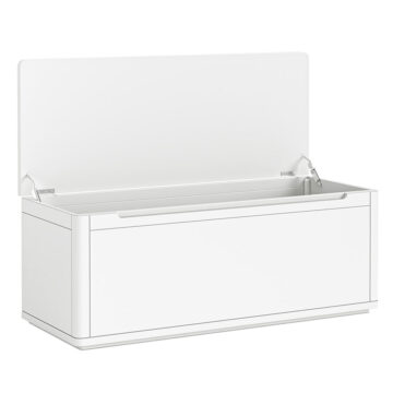 Halo White Blanket Box | Assembled