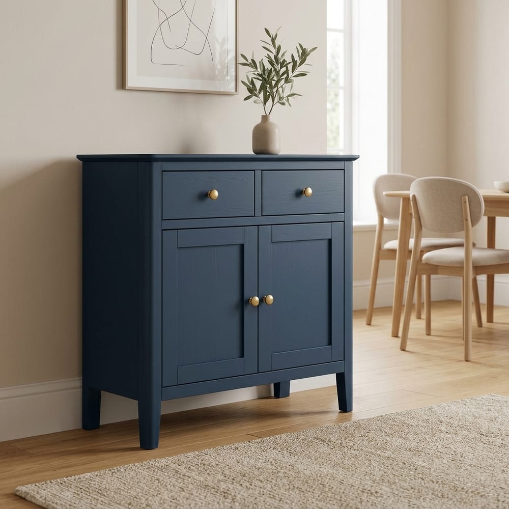 Kingsbridge Blue Mini Sideboard | Assembled | Clearance