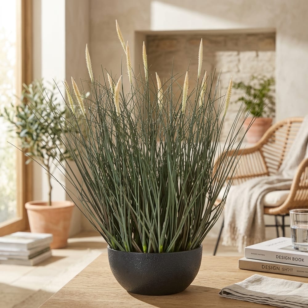 Fountain Grass Plant In Pot | Assembled
