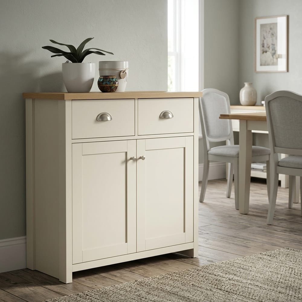 Fife Cream Compact Sideboard | Cream | Clearance