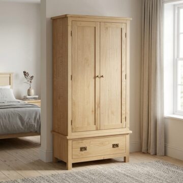 Belmont Oak Gentlemans Wardrobe | Clearance
