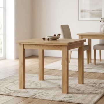 Belmont Oak Square Extending Dining Table | 85 - 170cm | Clearance