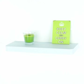 Studio Lounge Matt White Floating Shelf 50cm With Rounded Corners