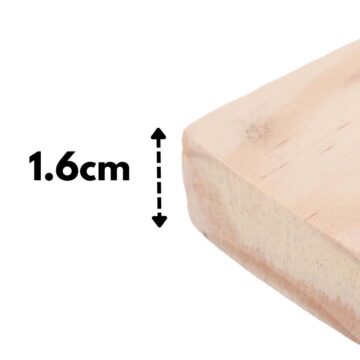 Orin Pine Corner Shelf Kit 28.5cm