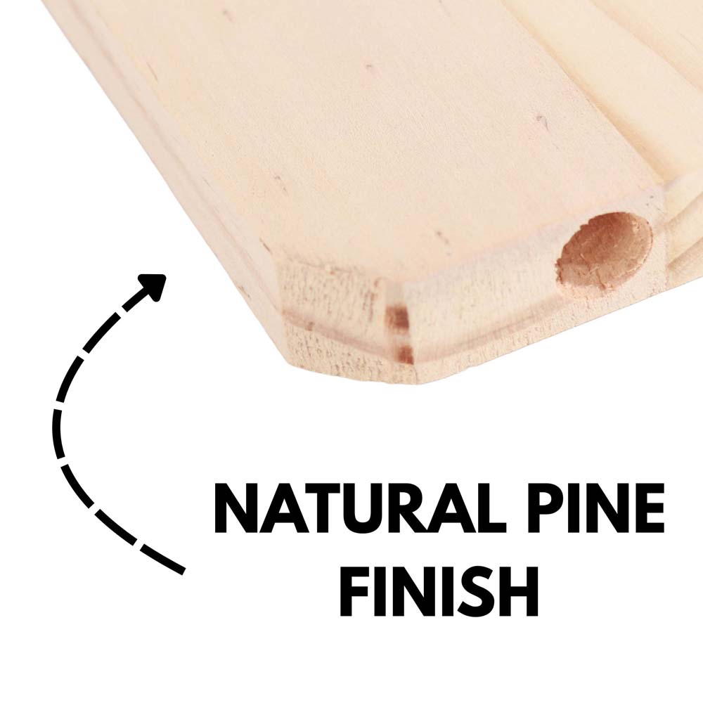 Orin Pine Corner Shelf Kit 28.5cm