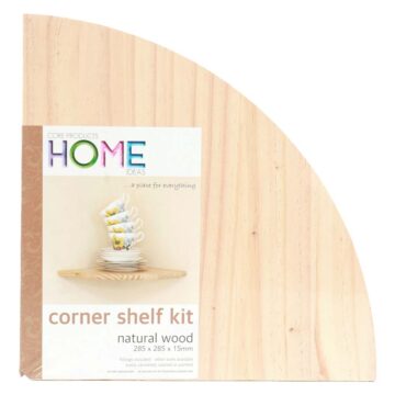 Orin Pine Corner Shelf Kit 28.5cm