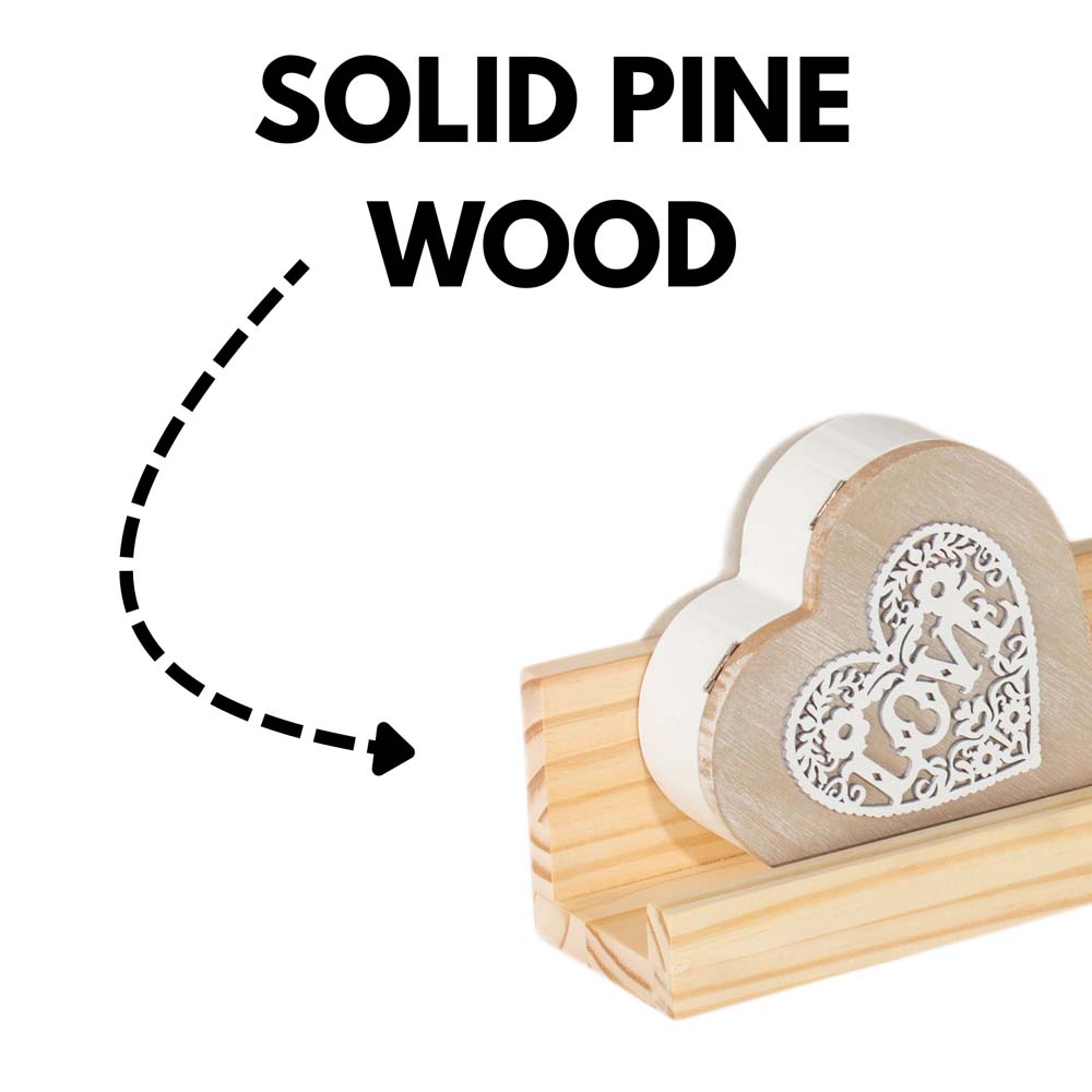 Kove Pine Book Display Shelf 48cm | Natural Finish