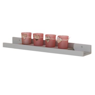 Kove Light Grey Floating Book Shelf 48cm