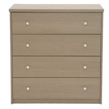 Fletcher Chest of 4 Drawers | Smoked Oak Finish