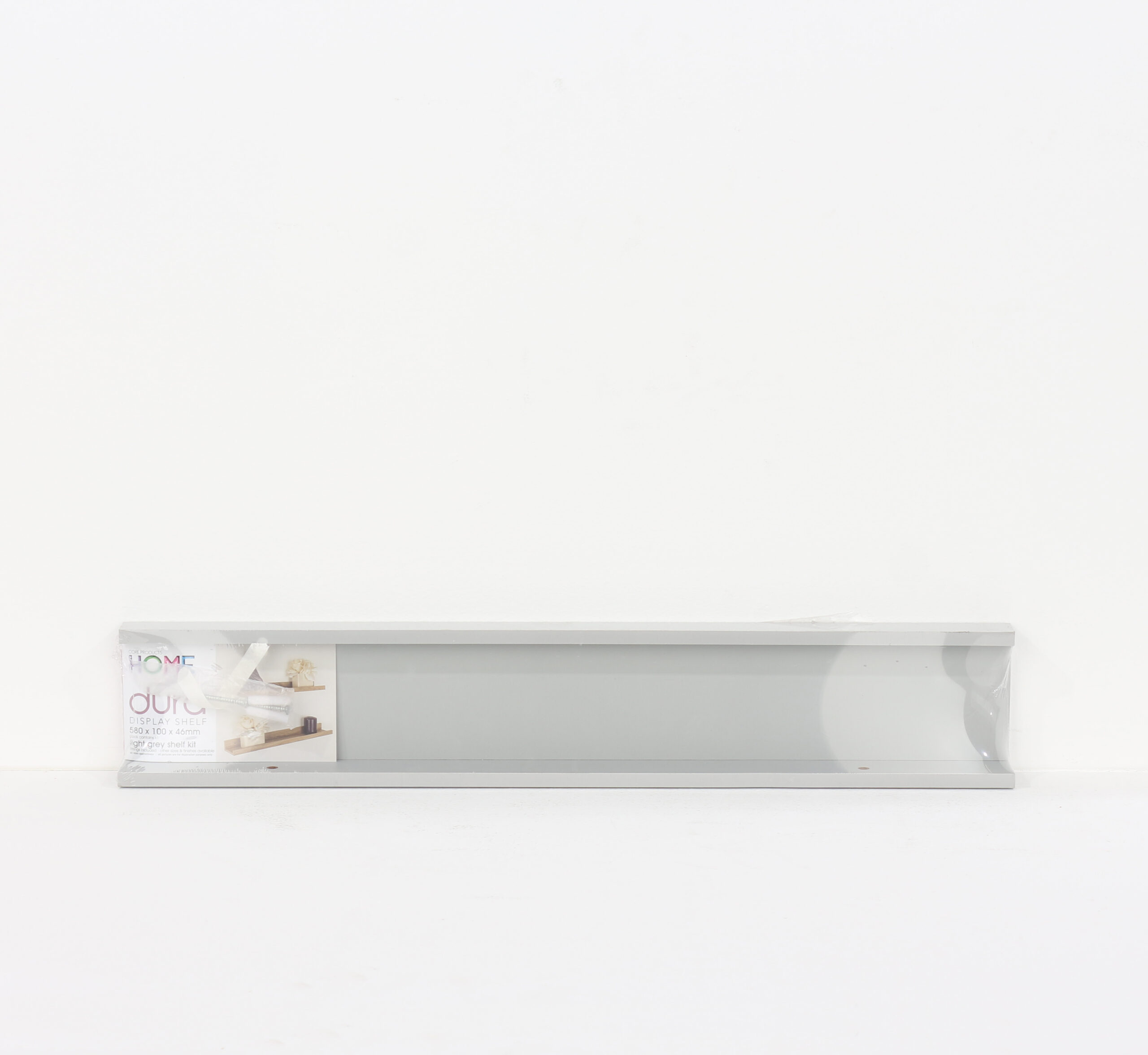 Kove Light Grey Floating Book Shelf 58cm