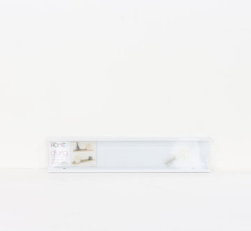Kove Matt White Floating Book Shelf 48cm