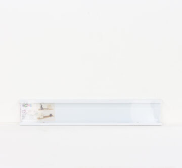 Kove Matt White Floating Book Shelf 58cm