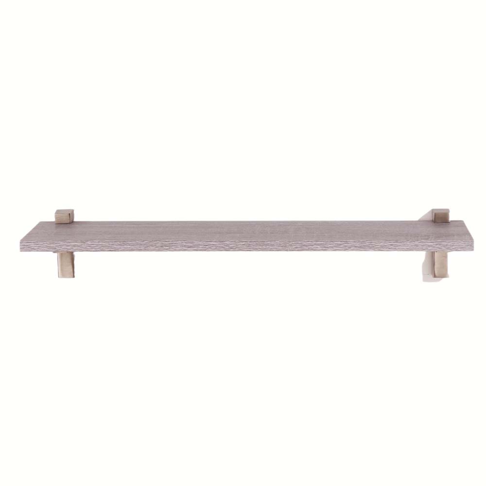 Studio Lounge Slim Shelf With "L" Shape Bracket 60cm | Grey Oak Finish