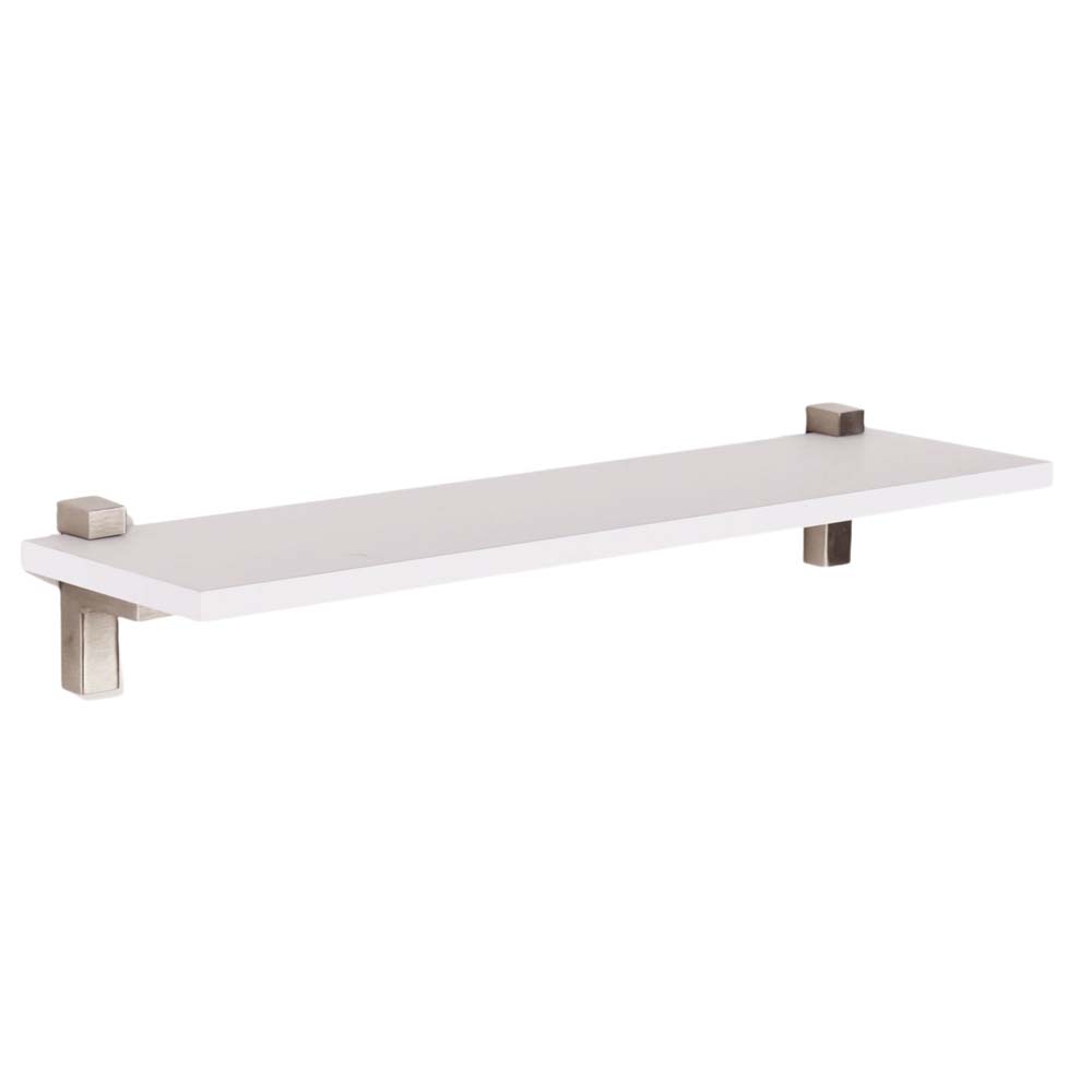 Studio Lounge White 60cm Slim Shelf With "L" Shape Bracket