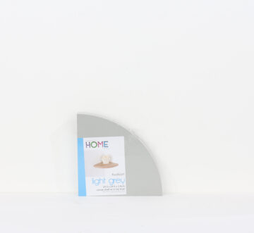 Linden Light Grey Floating Corner Shelf Kit 29.5cm