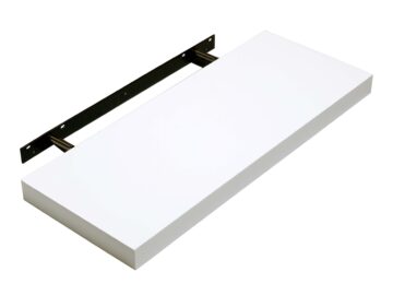 Linden 90cm Wide Floating Box Shelf Kit - Gloss White