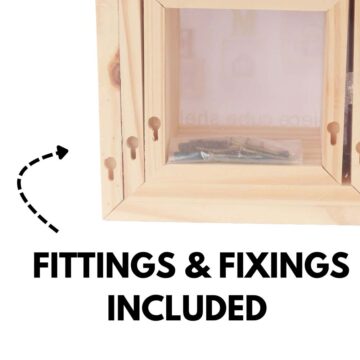Orin Pine Set Of Three Wall Cubes Shelf Kit