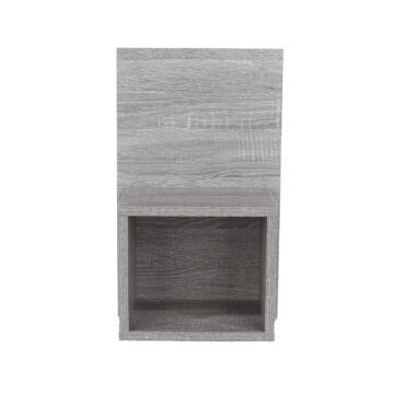 Pair of Alderley White Wall Hanging Open Compact Bedside Tables