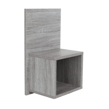 Pair of Alderley White Wall Hanging Open Compact Bedside Tables