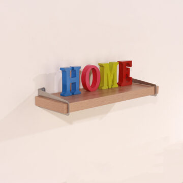 Studio Lounge Chunky Shelf With Slide On Brackets 60cm | Oak Finish