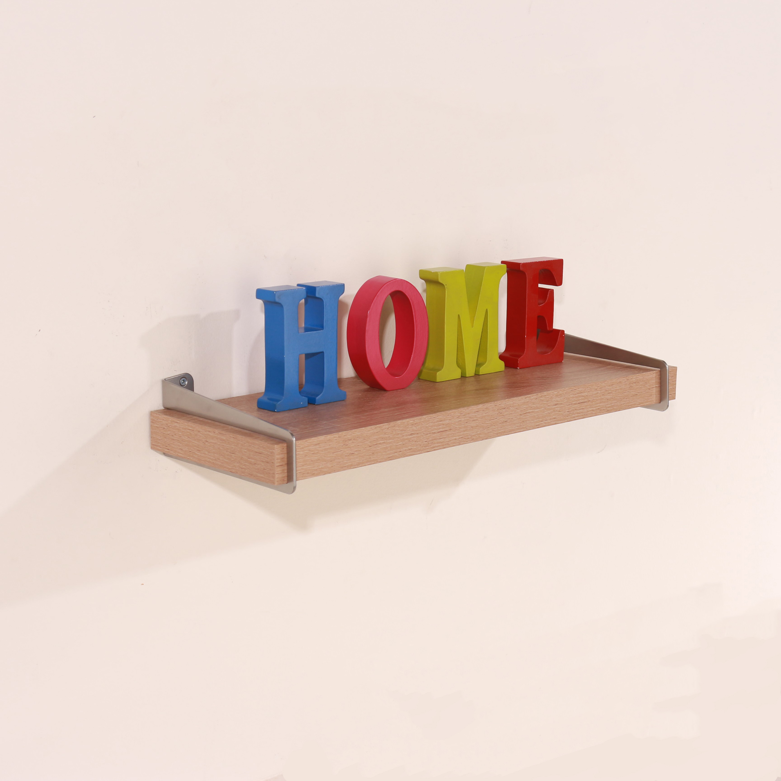 Studio Lounge Chunky Shelf With Slide On Brackets 60cm | Oak Finish