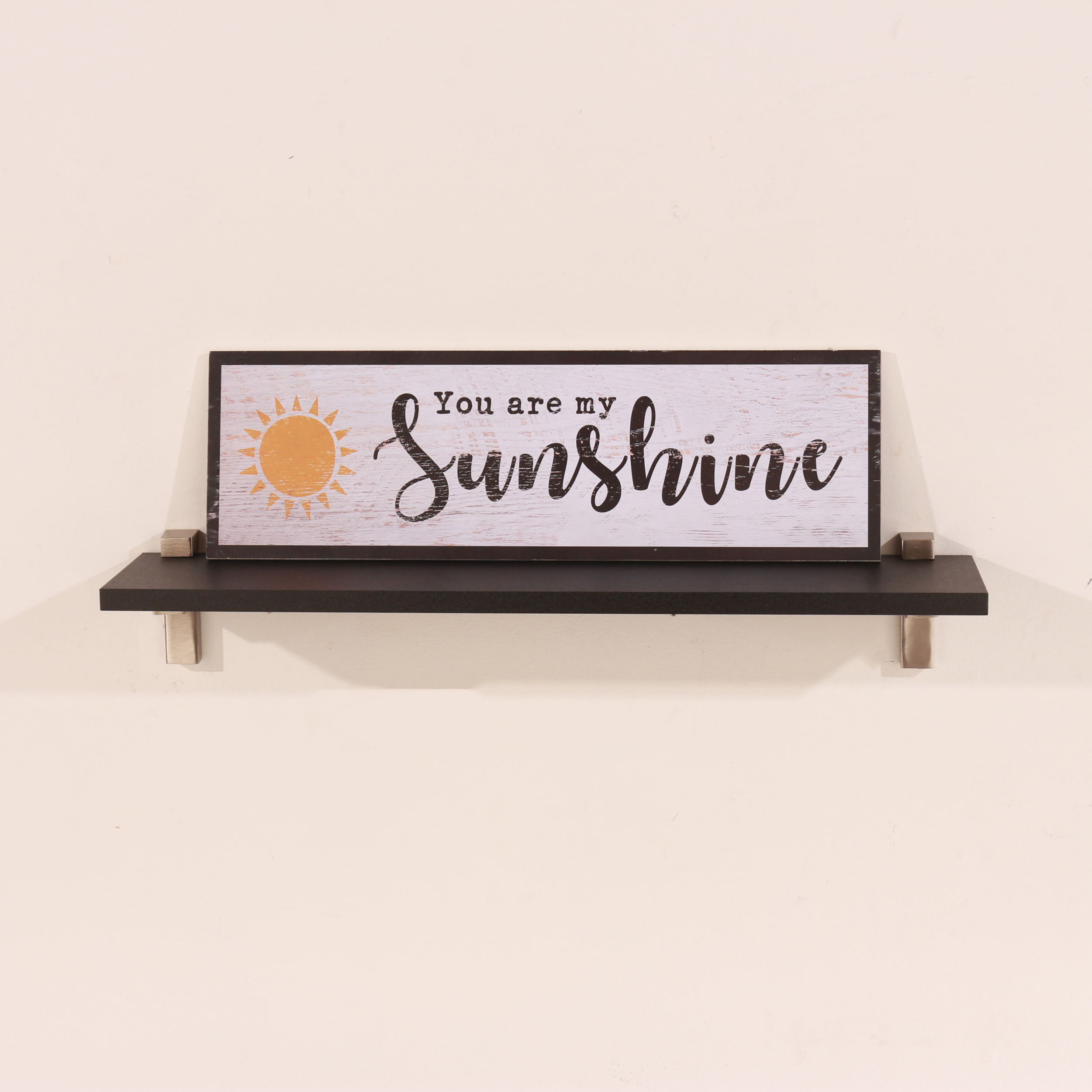 Studio Lounge Black Slim Shelf With "L" Shape Bracket 60cm