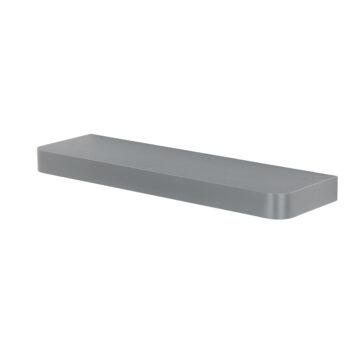 Studio Lounge Matt Grey Shelf Kit 50cm Wide Floating  Design With Rounded Corners