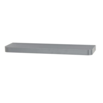 Studio Lounge Matt Grey Shelf Kit 80cm Wide Floating  Design With Rounded Corners