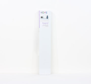 Studio Lounge Matt White Shelf Kit 80cm Wide Floating Design With Rounded Corners