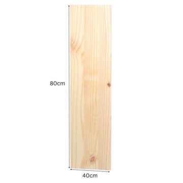 Orin Pine Shelf Board 80cm x 40cm | Natural Finish