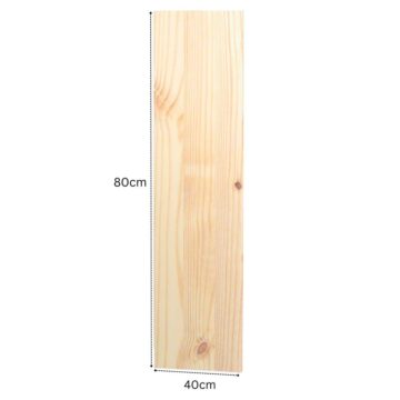 Orin Chunky Pre-Sanded Pine Shelf Board 80cm x 40cm