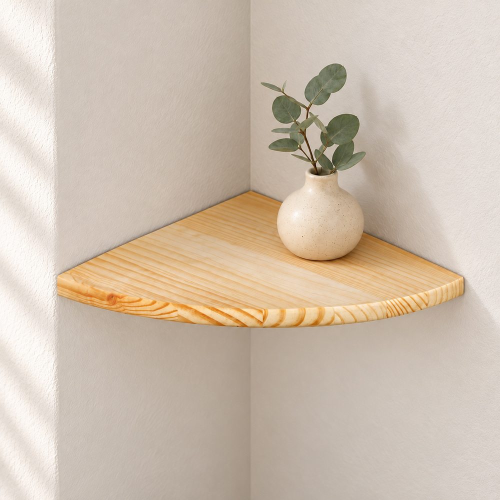 Orin Pine Corner Shelf Kit 28.5cm