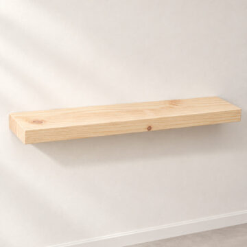 Orin Chunky Pre-Sanded Pine Shelf Board 120cm x 25cm