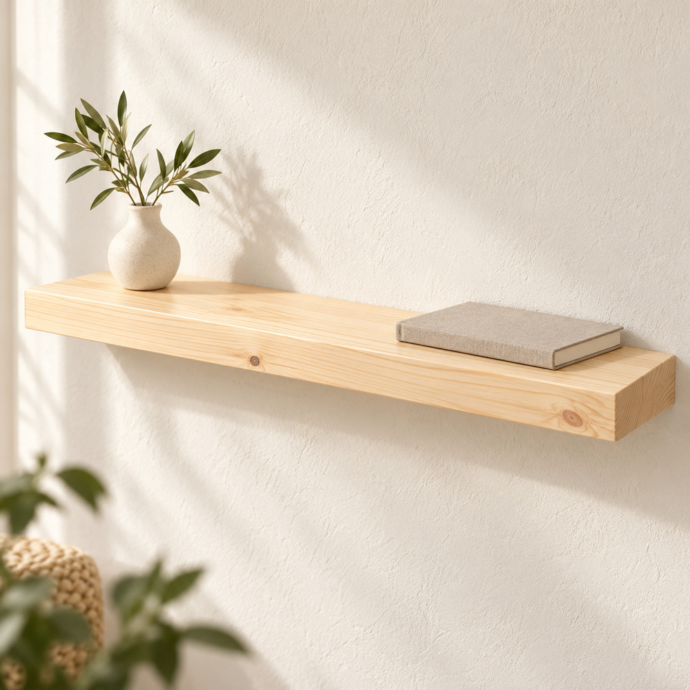 Orin Chunky Pre-Sanded Pine Shelf Board 120cm x 30cm