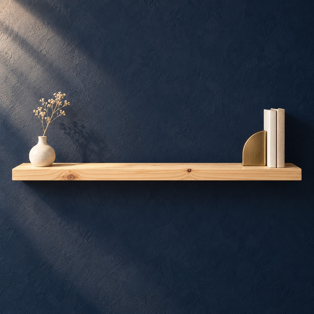 Orin Chunky Pre-Sanded Pine Shelf Board 80cm x 30cm