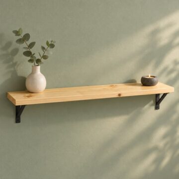 Orin Pine Shelf Board 105cm | Natural Finish