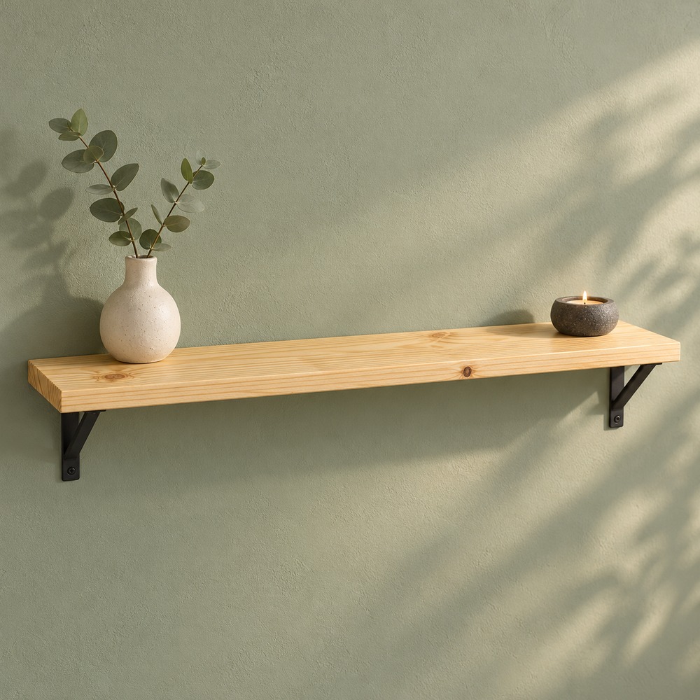Orin Pine Shelf Board 105cm | Natural Finish