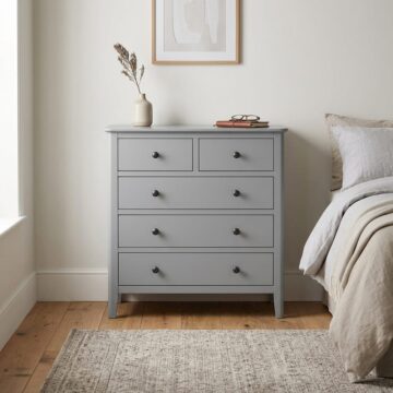 Stornoway Grey 2 Over 3 Chest | Assembled | Clearance