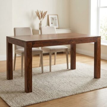 Malda Dark Mango 4ft Dining Table