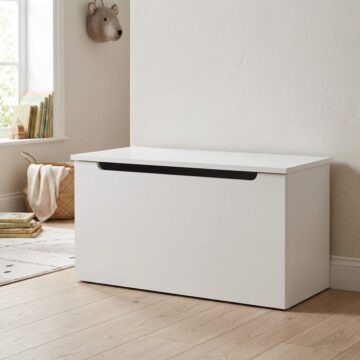 Ellison White Ottoman Storage Chest