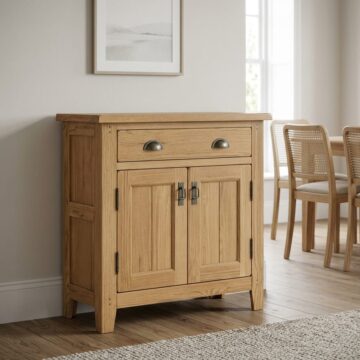 Penrith Oak Mini Sideboard with Top Drawer | Clearance
