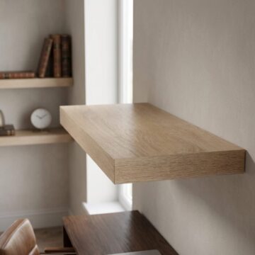 Linden Floating Box Shelf Kit 60cm | Oak Finish