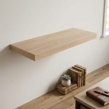 Linden Floating Box Shelf Kit 90cm | Oak Finish
