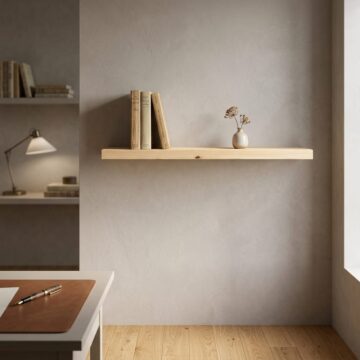 Orin Pine Shelf Board 80cm x 30cm | Natural Finish