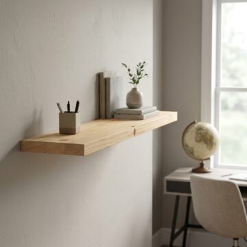 Orin Pine Shelf Board 80cm x 40cm | Natural Finish