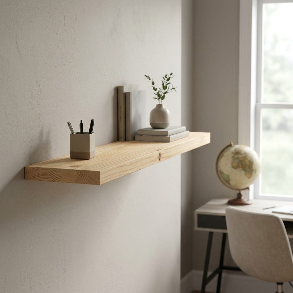 Orin Pine Shelf Board 80cm x 40cm | Natural Finish