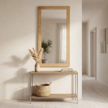 Wellington Oak Wall Mirror | Clearance